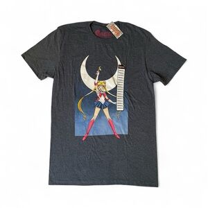 Official Sailor Moon Men’s Iconic Anime Short Sleeve T-Shirt Size S